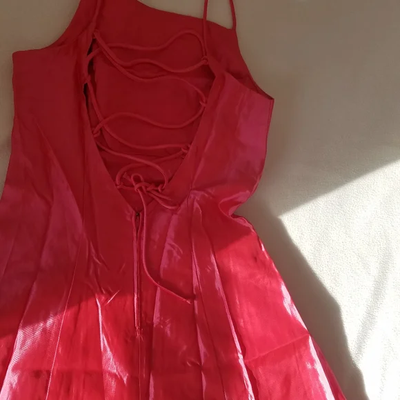 Zum Zum by Niki Livas Spaghetti strap Gown Dress - Picture 15 of 16